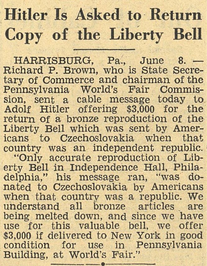 june 9 1940 column from international herald tribune