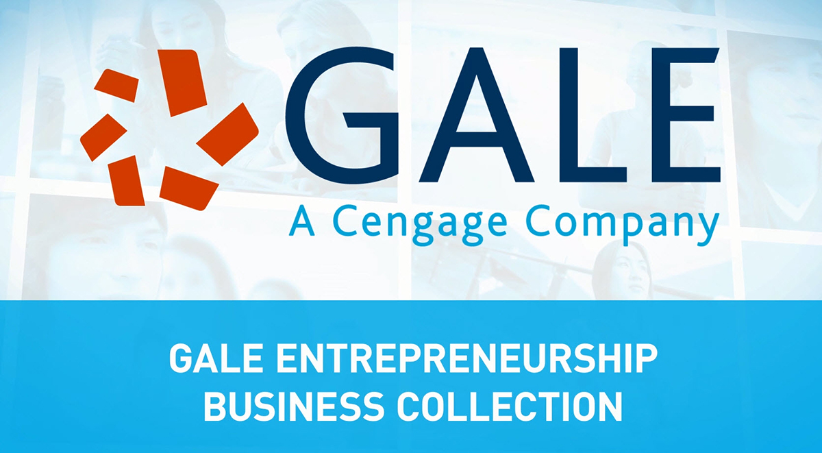 Hear from Sara Tarpley, Director of Academic Sales, as she discusses the resources included in Gale's Entrepreneurship Business Collection.