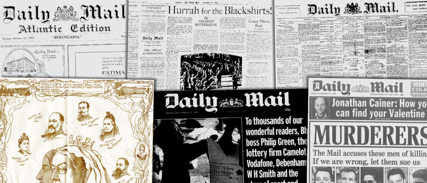 Daily Mail Historical Archive, 1896–2004