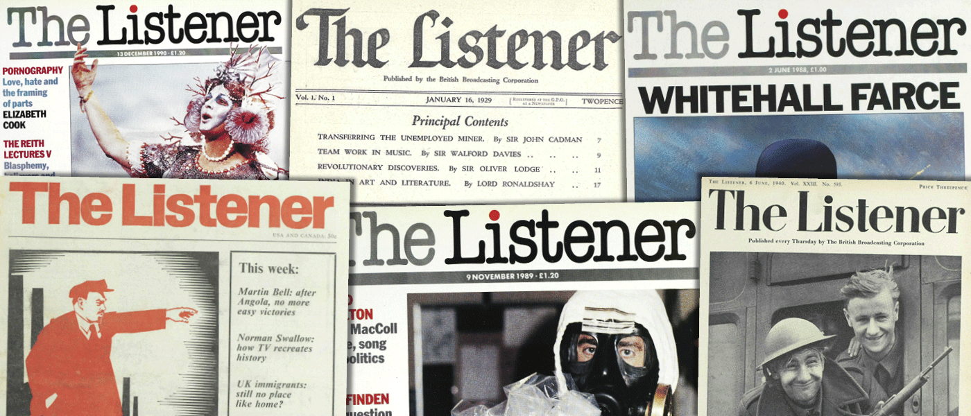 The Listener Historical Archive, 1929–1991!''