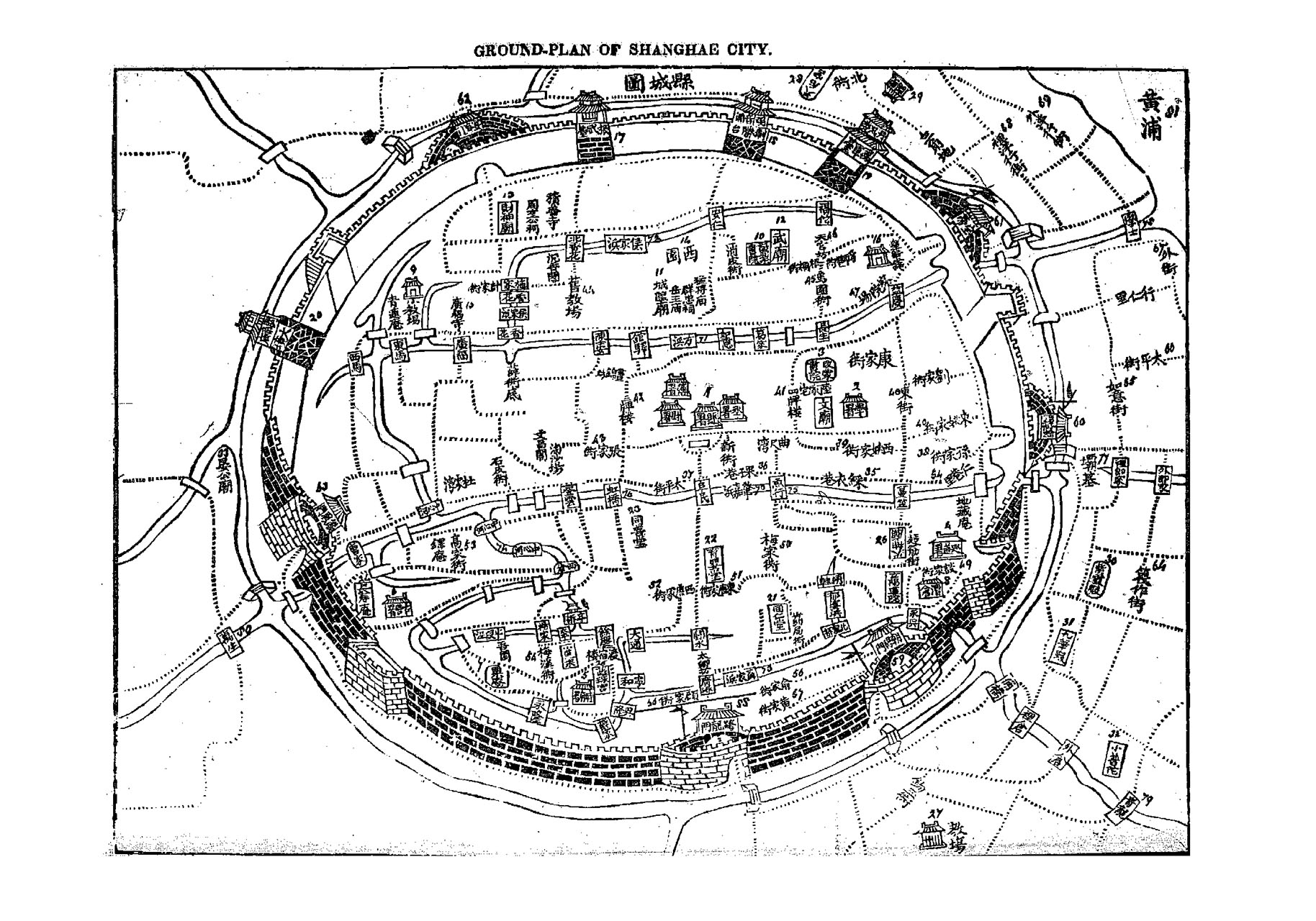 Ground Plan of Shangae City