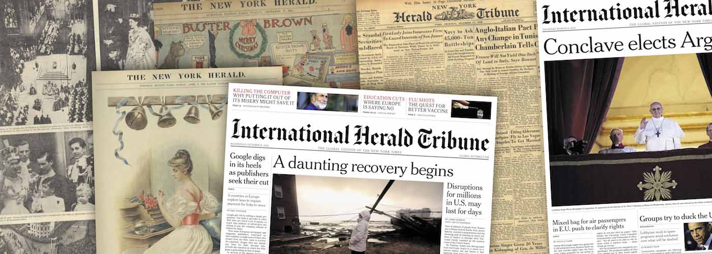 International Herald Tribune Historical Archive, 1887-2013