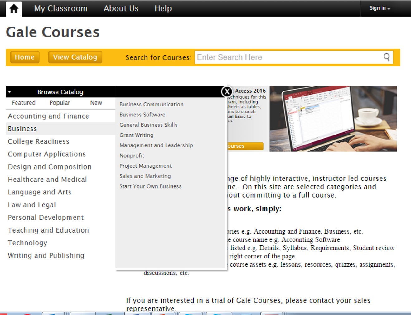Gale Courses