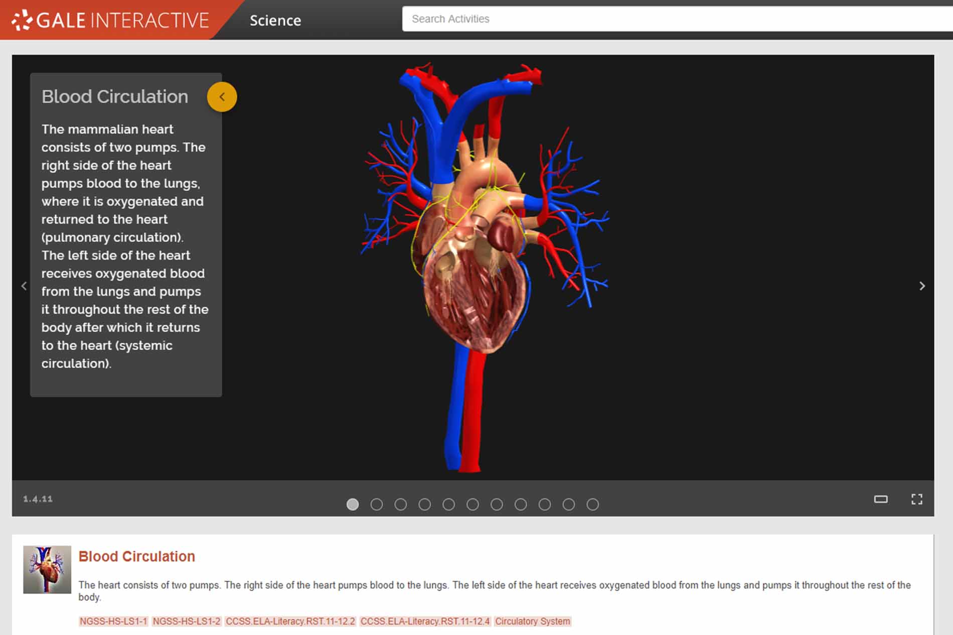 Gale Interactive Science Heart