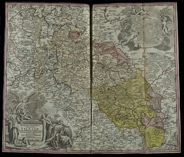 Map of Silesia marked up in 1741 during the negotiations with Frederick II of Prussia and sent to Robinson with the negotiating points by Philippe de Sizendorf on behalf of Maria Theresa of Austria.  All images © Reproduced by kind permission of The National Archives of the UK.