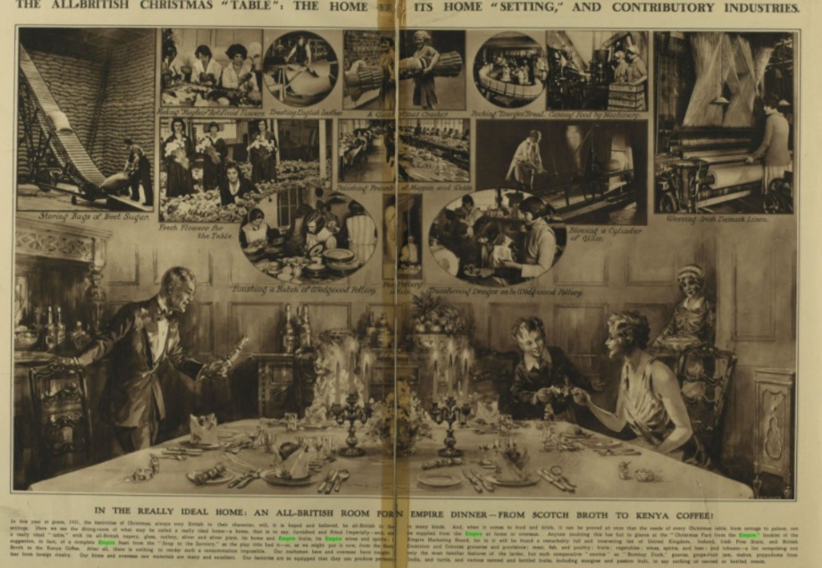The All-British Christmas "Table": The Home … Its Home "Setting," and Contributory Industries (December 12, 1931)