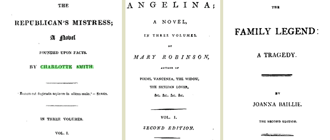 Nineteenth Century Collections Online, “EuropeanLiterature, 1790-1840: The Corvey Collection”は約1,250人の作家の約3,250篇の作品を搭載している