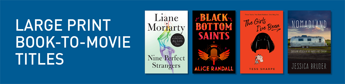 Gold banner with book covers