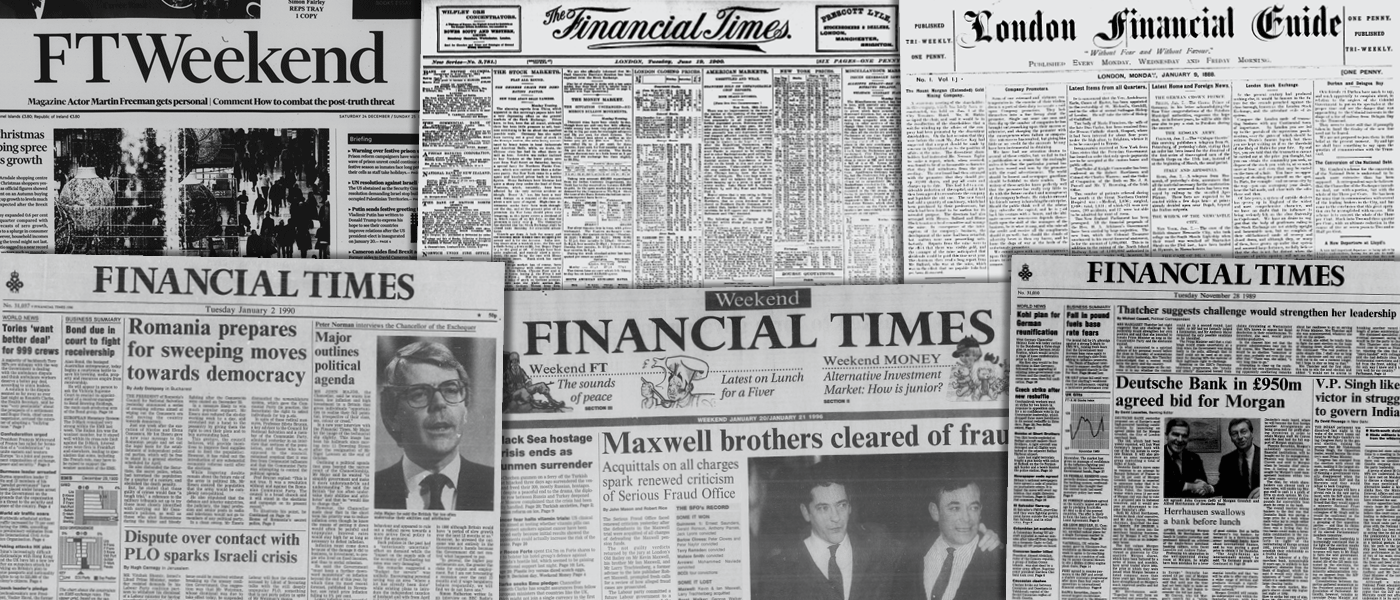 Financial Times Historical Archive