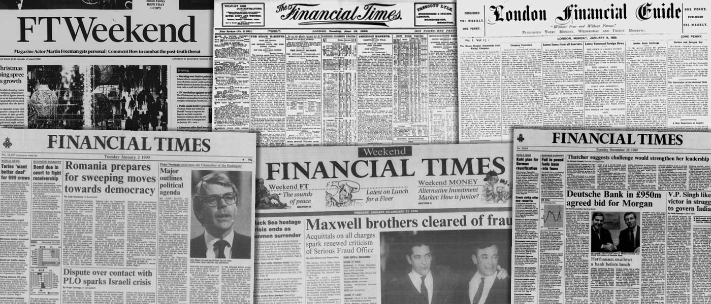 Financial Times Historical Archive, 1888-2021*