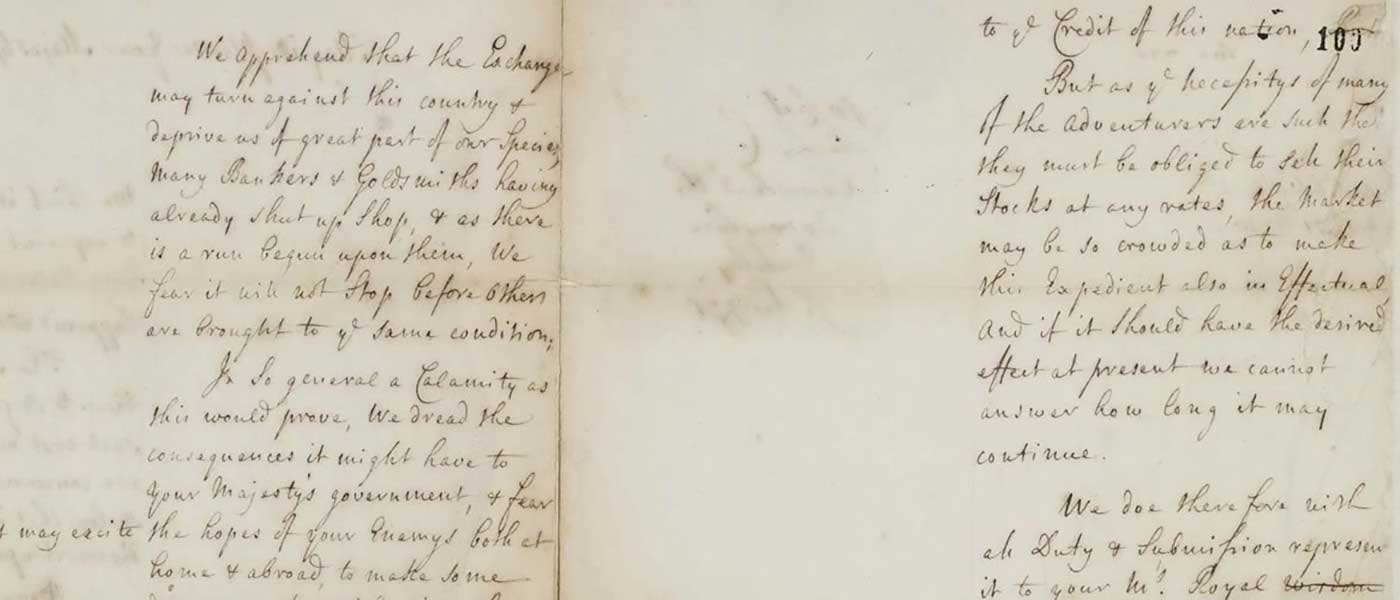 Request for the supply of arms: (firelocks; bayonets; pistols) to the Earl of Stair's, Sir John Cope's and the Earl of Rothess's Regiments of Dragoons to replace those lost on campaign in Flanders. Document Ref.: SP 41/18 f.39 Folio Numbers: ff. 39- Date: Feb 1747!''