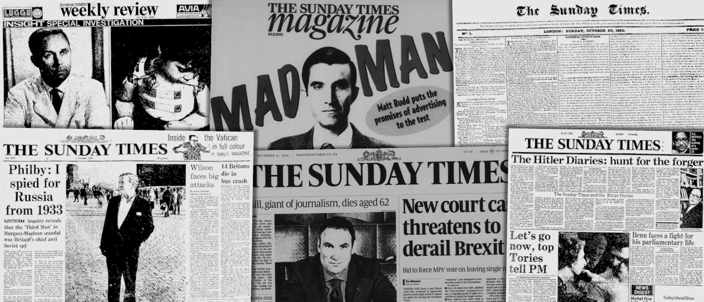 Sunday Times Historical Archive, 20–20