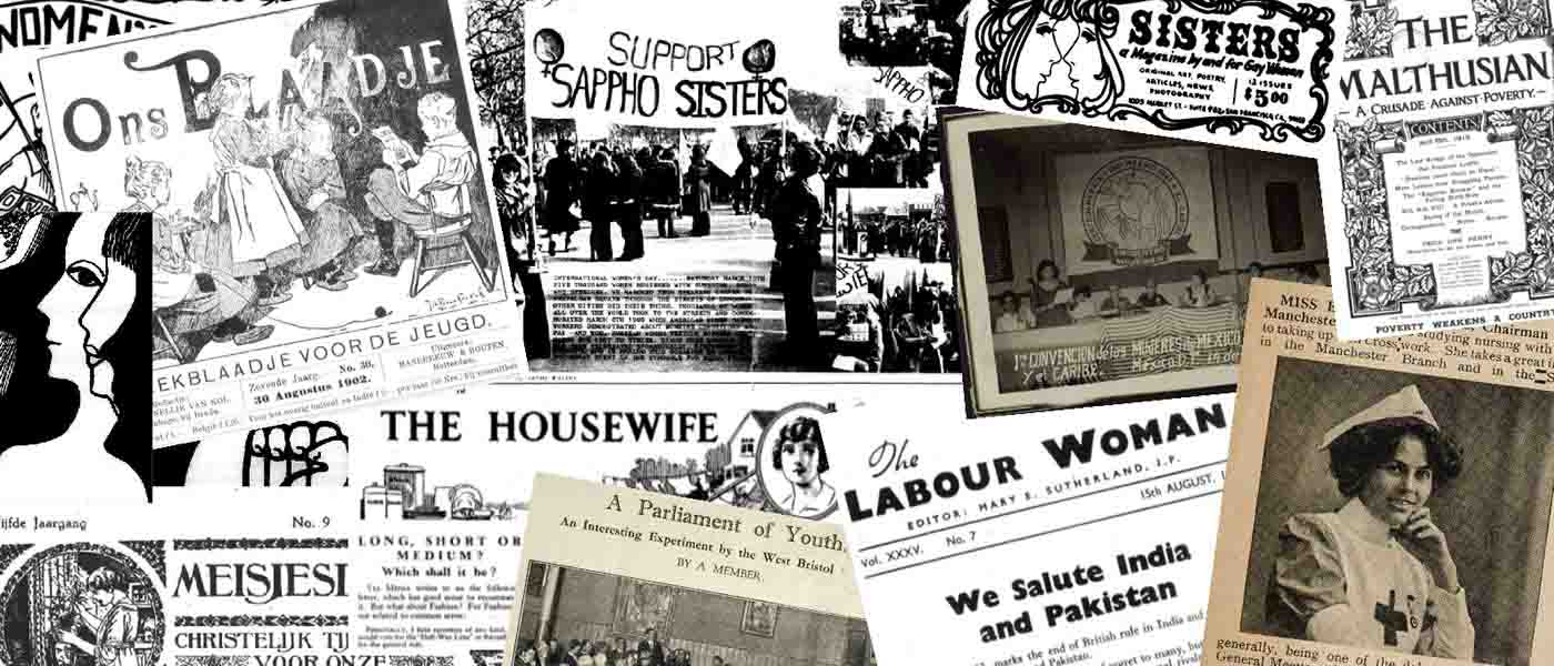 National Women's Party demonstration in front of the White House in 1917.