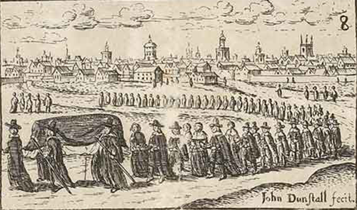 John Dunstall’s 1666 Broadsheet - 8. Funeral procession