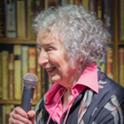 Margaret Atwood in Stockholm in June 2015 (Wikimedia Commons)