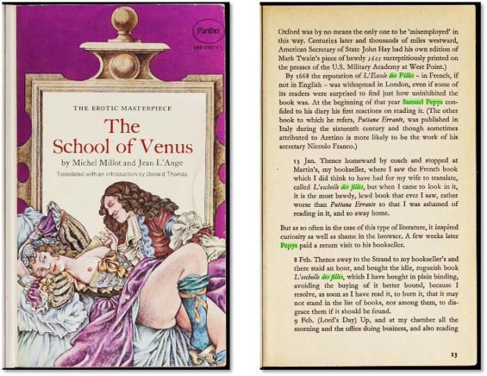 ピープスの日記について（ミシェル・ミロ『娘たちの学校』1972年英訳版の序文より）
