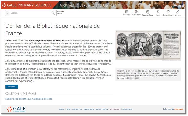 セクシュアリティとジェンダーのアーカイブ：フランス国立図書館所蔵「地獄」コレクション のホーム画面