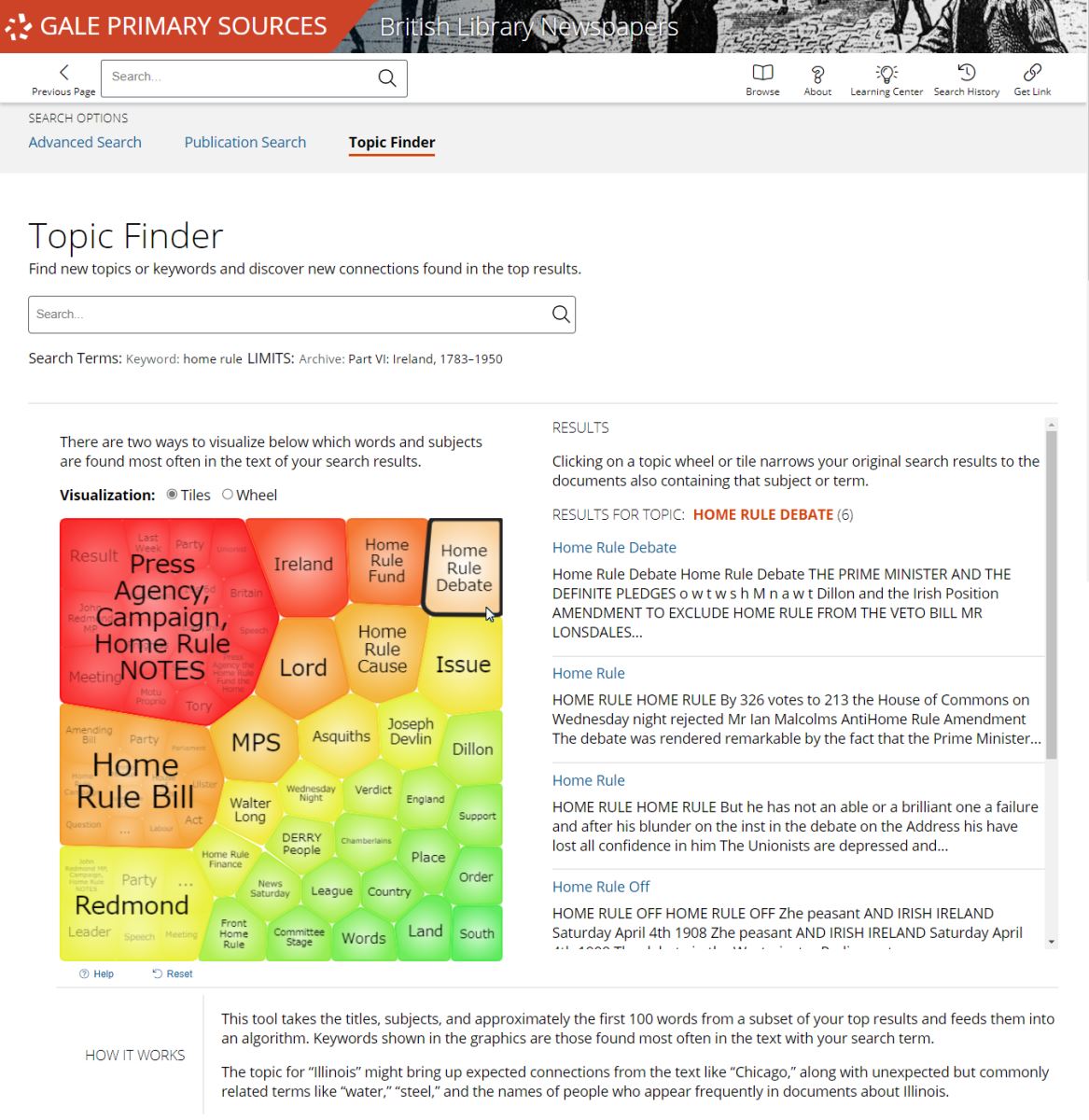 Topic Finder