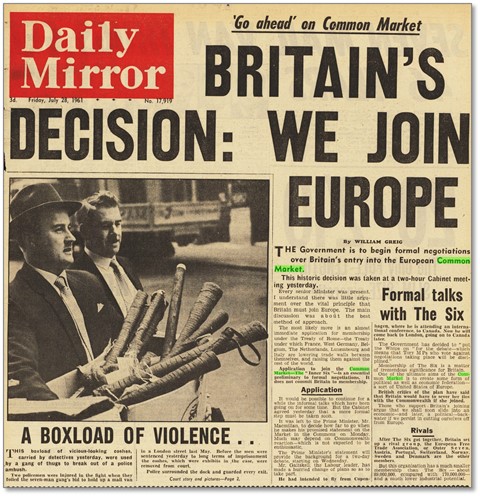 英国、EEC加盟申請へ（1961年7月28日号）