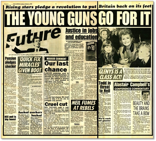 労働党の若いやり手議員たち（1990年10月2日号）