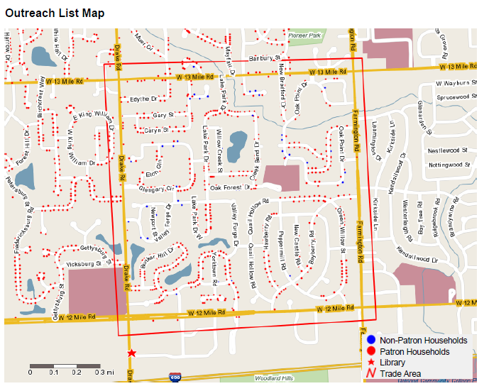 Outreach List Map