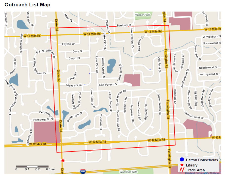 Outreach List Map