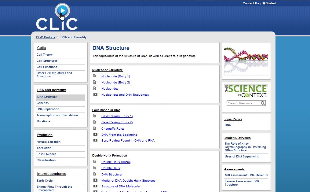 Find authoritative articles and multimedia that provides additional background to each concept studied in the classroom.