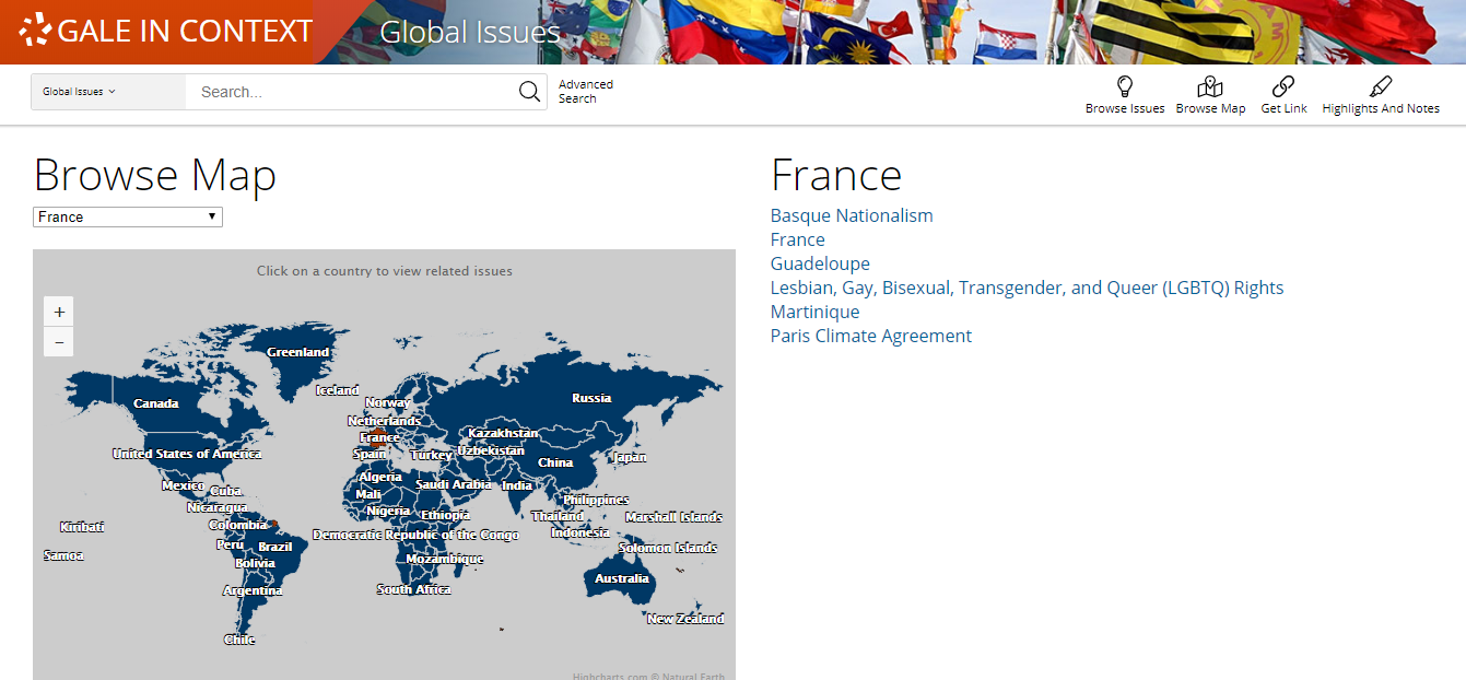 Mapas do Gale In Context