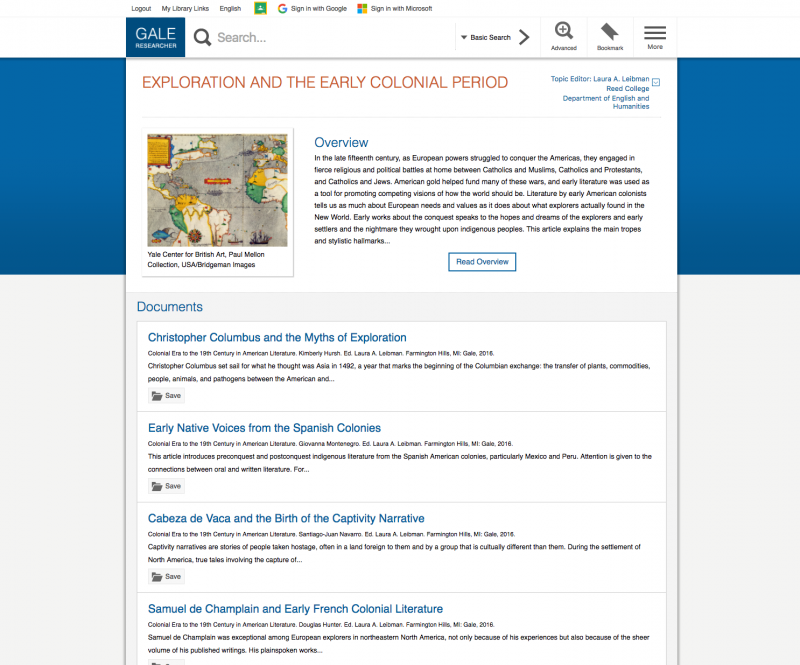 Topic Pages