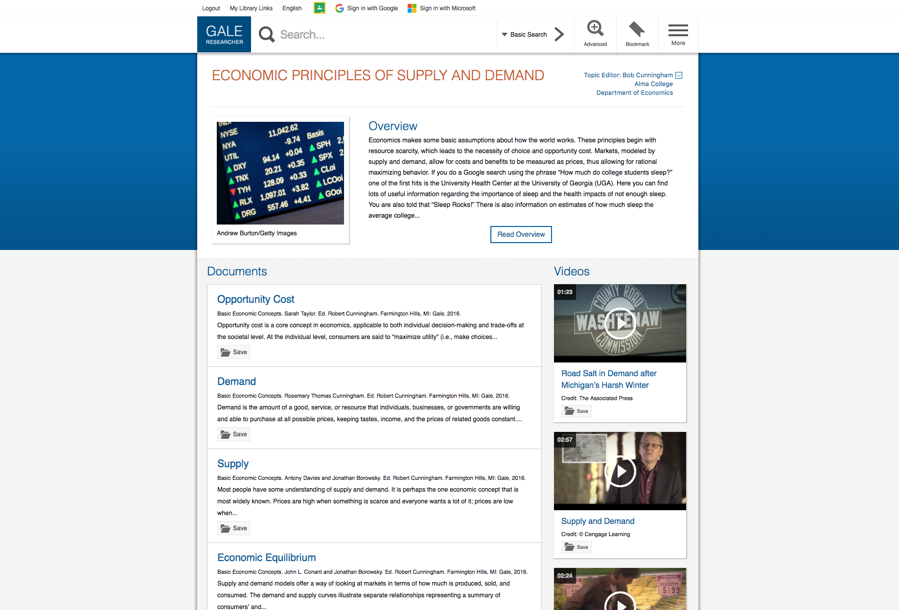Topic Pages