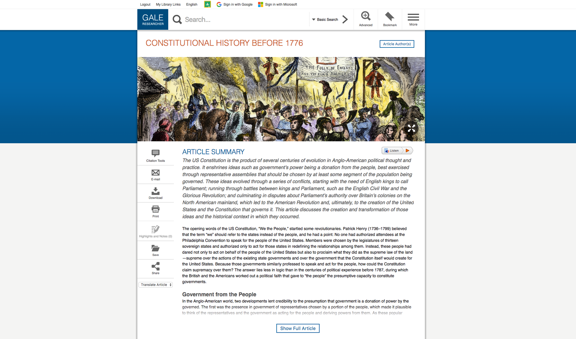 Topic Page