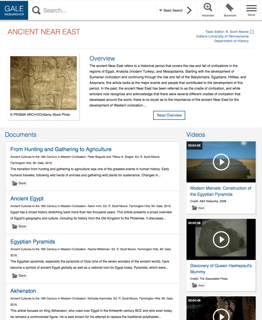 Topic Page