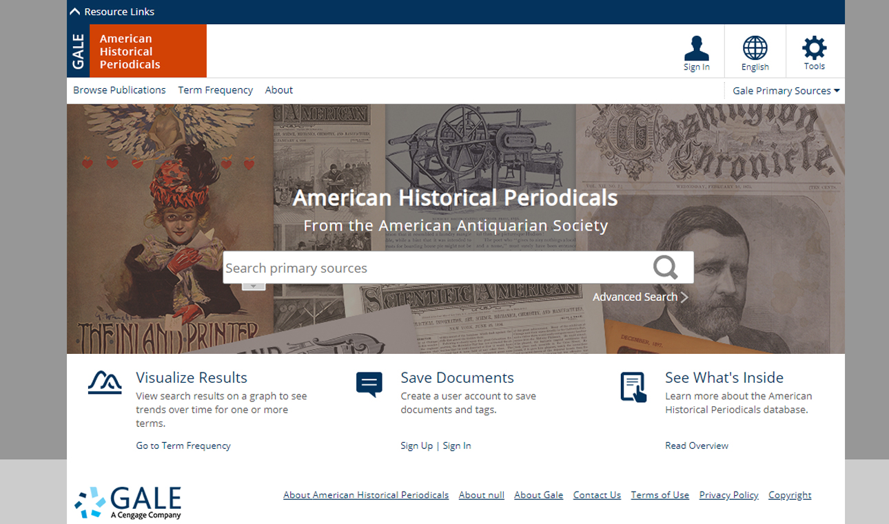 An intuitive search interface makes it easy for users to dive into this fascinating collection
