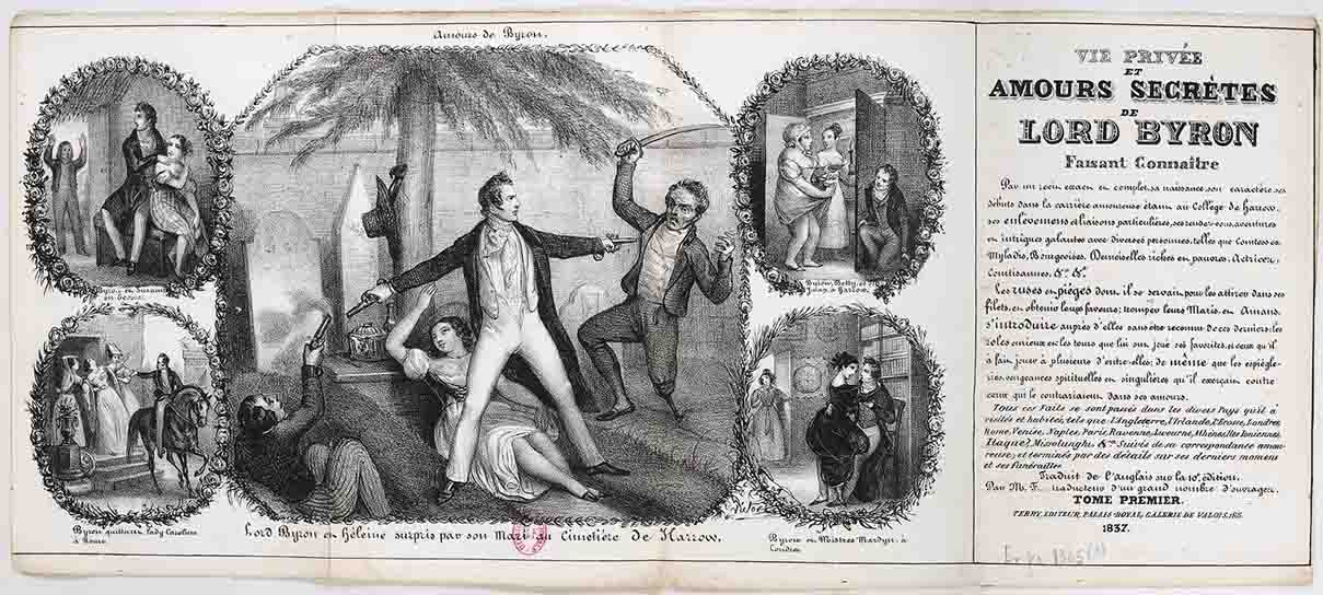 Sketched scenes from the life of Lord Byron