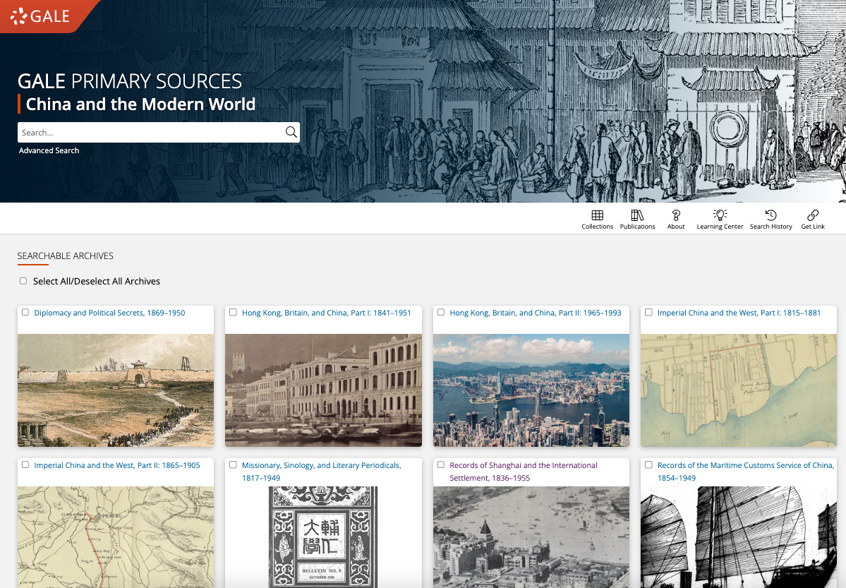 China and the Modern World | Records of Shanghai and the International Settlement - Home Page