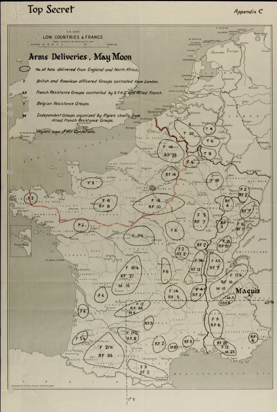 Policy and planning: Operational requirements and aircraft availability. With 4 maps. 1944. MS Special Operations Executive: HS 8: Ministry of Economic Warfare, Special Operations Executive and successors: Headquarters: Records. Air HS 8/141.