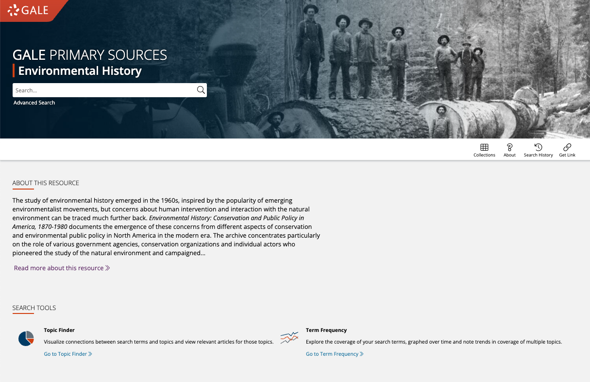 Environmental History: Colonial Policy and Global Development, 1896–1993 - Home Page