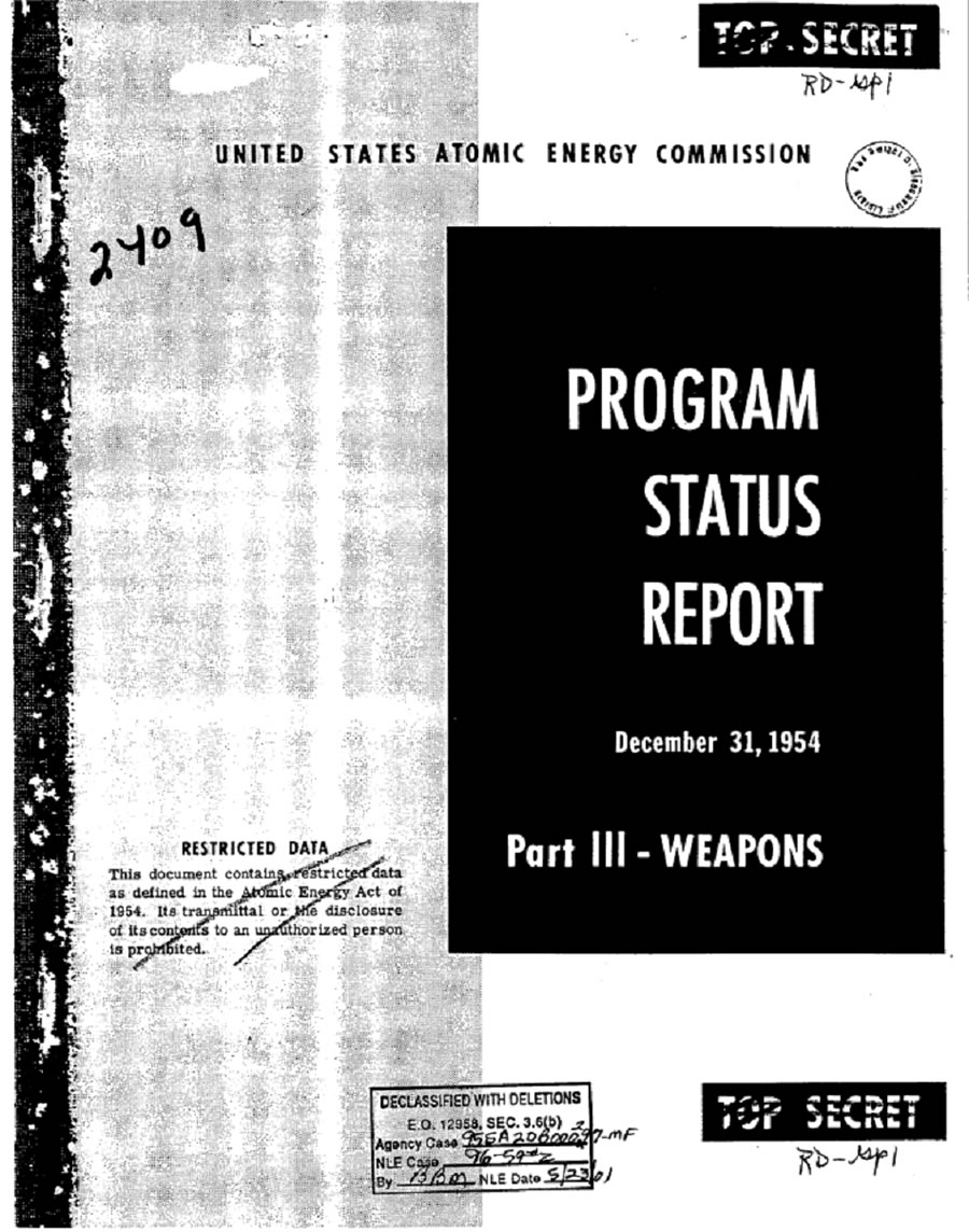 Program status report