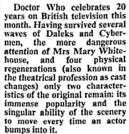 Hewson,, David. "Time traveller clocks up 20 years." Times, 14 Nov. 1983, p. 3. The Times Digital Archive, http://link.galegroup.com/apps/doc/CS51613038/GDCS?u=uniportsmouth&sid=GDCS&xid=7419104d